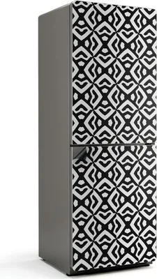 Produktbild von Abstraktes Wellenmuster – Magnetische Kühlschrank Abdeckung – Dekorfolie magnetisch Küche – Kühlschrank Magnet Deko – selbstklebende Magnettafel – Magnetfolie für Kühlschranktür – 70x190 cm