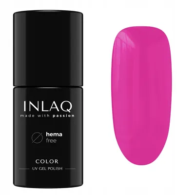 Zdjęcie produktu dla INLAQ Lakier Hybrydowy Cerise 6ml HEMA Free