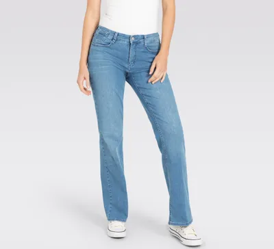 Produktbild von Mac - Damen 5-Pocket Jeans, LAURA Authentic (5225-90-0387L), Größe:W38, Länge:L30, Farbe:authentic baby blue (D429)