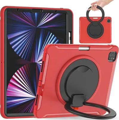 Produktbild von Tasche für iPad Mini 6 8.3" mit Ständer und Stylus-Halterung Rot