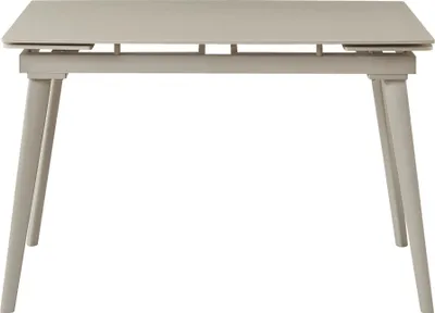 Produktbild von Kulissen-Esstisch >Pascal< (ausziehbar) in beige, Keramik, Metall - 140/200x76x80cm (BxHxT)