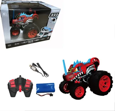 Obrázek produktu pro RC 5-kolové kaskadérské auto červené 1:16