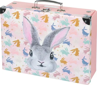 Obrázek produktu pro BAAGL Skládací školní kufřík Bunny s kováním