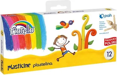 Zdjęcie produktu dla Plastelina 12 Kolorów Fiorello