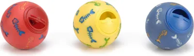 Produktbild von Beeztees Snackball - Katzenspielzeug - Einstellbar - Farblich sortiert - 8 cm