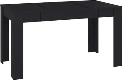 Produktbild von vidaXL Esstisch Schwarz 140x74,5x76 cm Holzwerkstoff