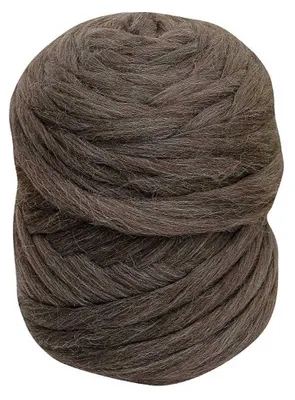 1m Filzwolle meliert Märchenwolle Merino Nassfilzen Trockenfilzen Spinnen Meterware naturbraun