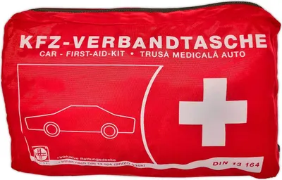 Produktbild von Gramm Actiomedic Car Safety KFZ Verbandtasche DIN 13164 2022 Erste Hilfe Tasche