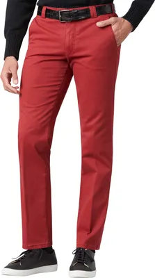 Produktbild von Meyer Baumwollhose Roma rot einfarbig Baumwolle