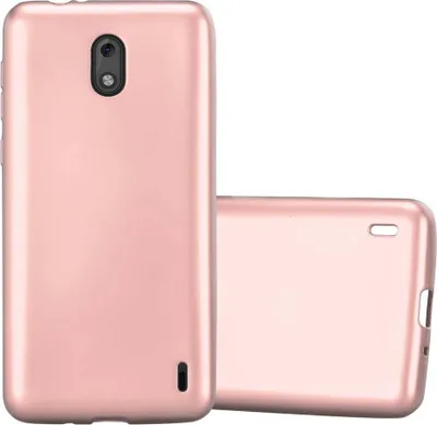 Produktbild von Cadorabo Schutzhülle für Nokia 2 2017 Hülle in Rosa Handyhülle TPU Silikon Etui Cover Case