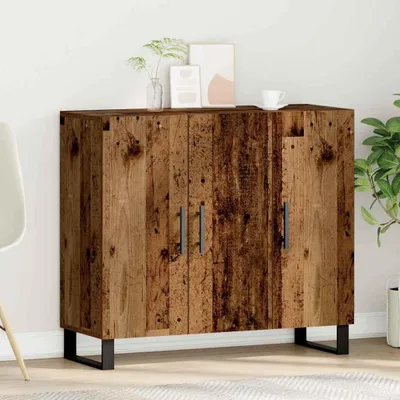 Immagine prodotto di vidaXL Credenza in legno vecchio 90 x 34 x 80 cm Materiale a base di legno