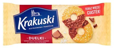 Obrázok produktu pre Krakuski herbatniki Duelki kruche słodkie 181 g