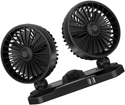 Produktbild von VHV - Autolüfter - USB-Autolüfter für den Rücksitz - USB-aufladbar - für Auto, Rücksitz, Wohnmobil