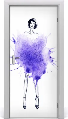 Produktbild von Tulup Türaufkleber 95x205 cm Dekorative Aufkleber Selbstklebend Wasserdichte Tapete Abnehmbar Schlafzimmer Wohnzimmer Wohnkultur - Modeillustration