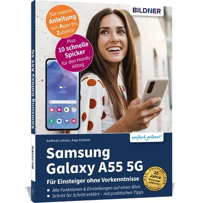 Produktbild von Samsung Galaxy A55 5G - Für Einsteiger ohne Vorkenntnisse