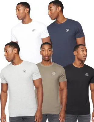 Produktbild von Henleys - "Calyer" T-Shirt für Herren(5er-Pack) BG1777 (M) (Bunt)