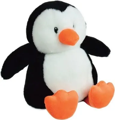 Image de JEMINI Bouillotte en peluche Pingouin - A réchauffer au micro-ondes Micro Clay Perles +/- 19 cm