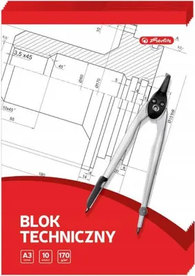 Obrázok produktu pre Blok techniczny A3 100 kartek biały