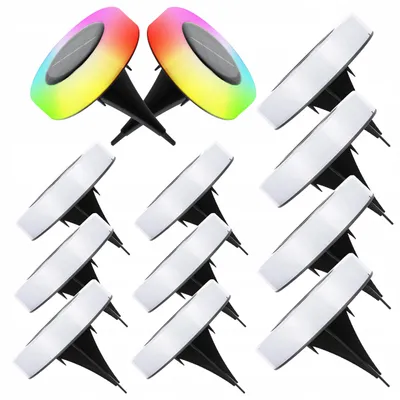 Produktbild von Smartled Solar LED Bodeneinbaustrahler Gründungs-Set RGB