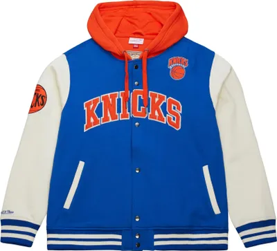 Produktbild von Mitchell & Ness NBA Courtside Fleece Vintage College Jacke New York Knicks XXL