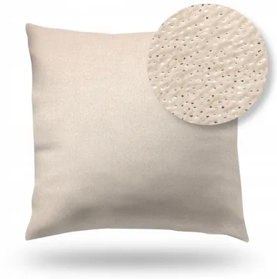 Produktbild von eStilex Dekorative Kissenhülle 45x45 Hellbeige mit Silberfaden