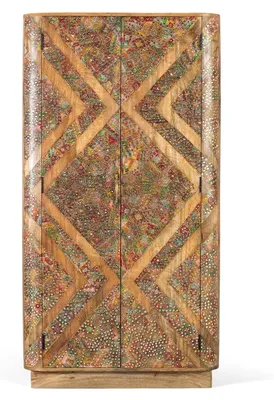 Produktbild von Mosaicschrank aus Mangoholz, 170 cm x 90 cm x 48 cm Giner y Colomer