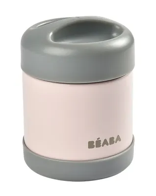 Image de Beaba Récipient-portion en acier inoxydable (gris foncé/rose clair) ; 912908