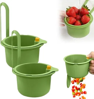 Obrázek produktu pro Sítko do umyvadla (zelené)