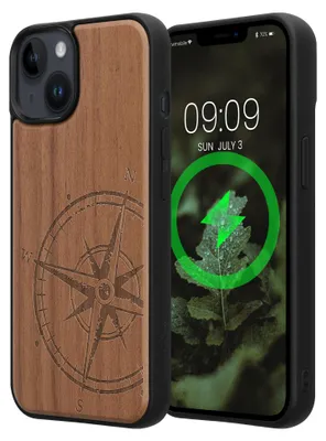Zdjęcie produktu dla kwmobile KWM0000235N001C, Pokrowiec, Apple, iPhone 14, Ciemny brąz