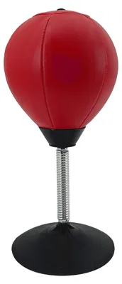 Imagen del producto de Pelota de boxeo de escritorio para aliviar el estrés - Roja