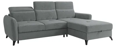 Produktbild von MIRJAN24 Ecksofa Talia, mit Schlaffunktion und Bettkasten, L-Form Sofa (Vibe 95, Ecksofa: Rechts)