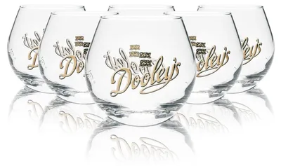 Produktbild von 6x Dooleys Likör Glas Toffee Tipper