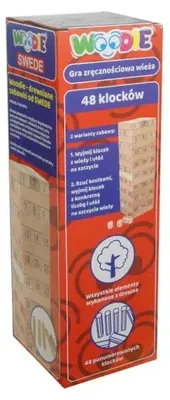 Zdjęcie produktu dla Drewniana gra zręcznościowa wieża Woodie