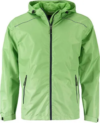 Produktbild von Herren Jacke Men`s` Rain Jacket - Wind- und wasserdicht - Farbe: Spring Green/Navy - Größe: M