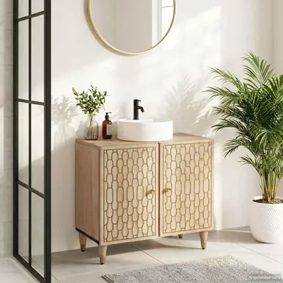 Obrázok produktu pre vidaXL Vanity unit 62x33x58 cm masívne drevo mango