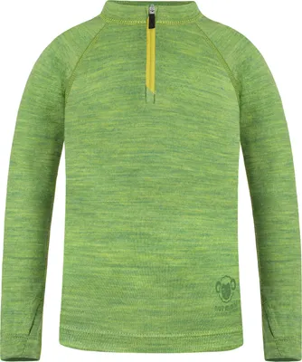 Produktbild von normani Kinder Merino Langarm mit 1/4 Zipper