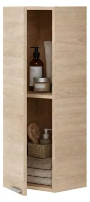 Produktbild von Parga - Hängeschrank, 30x85h cm Eiche braun, ein Regal