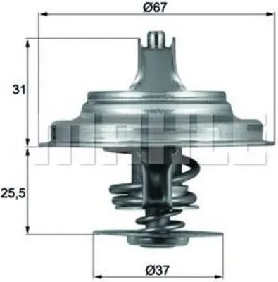 Produktbild von Mahle Thermostat für Mercedes Seat VW