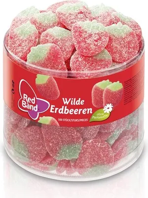 Produktbild von Red Band Wilde Erdbeeren 100 Stück, 1000g