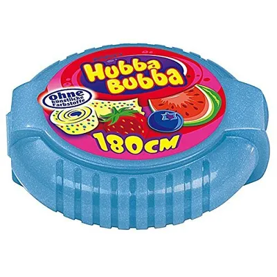 Zdjęcie produktu dla Wrigley Hubba Bubba Bubble Tape Triple Mix (opakowanie 1x56 g)