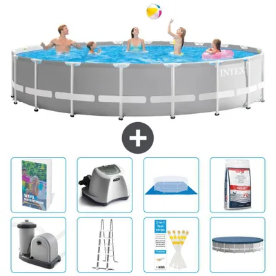 Produktbild von Prism Frame Pool Rund - 610x132 cm - 7-teilig S649