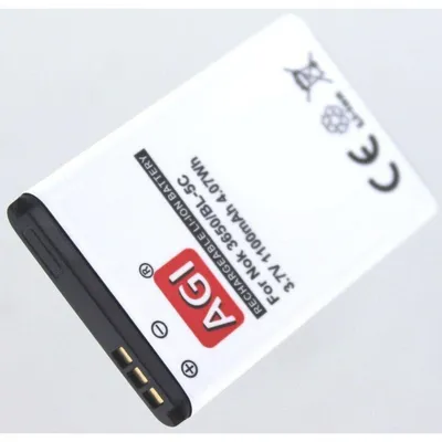 Produktbild von Akku für Nokia 130 (2017) Li-Ion 3,7 Volt 1000 mAh schwarz