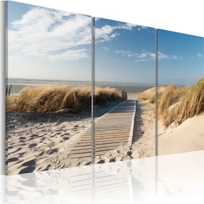 Produktbild von Modernes Wandbild 030212- 25 (120x80) - 3 Teilig Bilder Fotografie auf Vlies Leinwand Foto Bild Dekoration Wand Bilder Kunstdruck Natur
