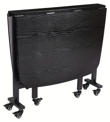 Obrázek produktu pro Skládací stůl - Venkovní stůl - Černý - 120x80x75 cm