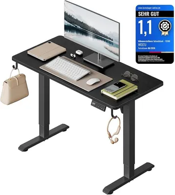 Imagen del producto de Escritorio de altura ajustable, eléctrico, 100 x 48 cm, color