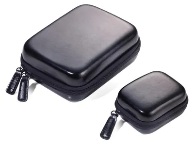Produktbild von TROIKA ONPACK, Kunststoff, Samt, Schwarz, 2 Taschen, Reißverschluss, 130 mm, 160 mm