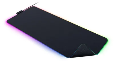 Produktbild von Razer Strider Chroma, Schwarz, Einfarbig, Polyester, Mehrfarbig, Gaming-Mauspad