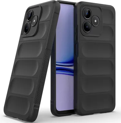 Produktbild von Handyhülle für Realme C53 Weich TPU Silikon Stossfest Anti-rutsch Hülle Schwarz
