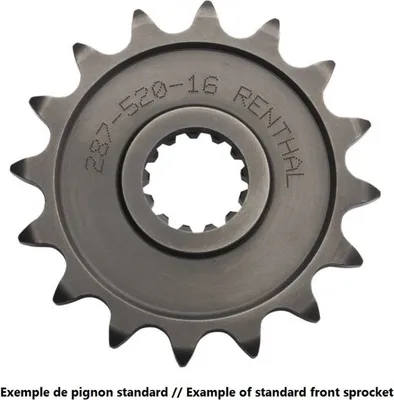 Produktbild von RENTHAL Standard Stahlritzel vorne - 520