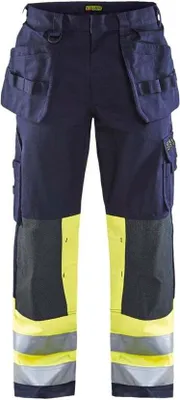 Produktbild von Blakläder Multinorm Handwerker Bundhose 1479 1514 in marineblau/gelb, Größe:146 (C94)